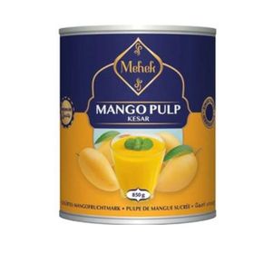 Mehek Kesar Mango Pulp (850g)