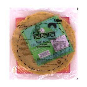 Lijjat Green Chilli Papad (200g)